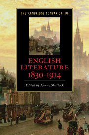 The Cambridge Companion to English Literature, 1830-1914, edited by Joanne Shattock